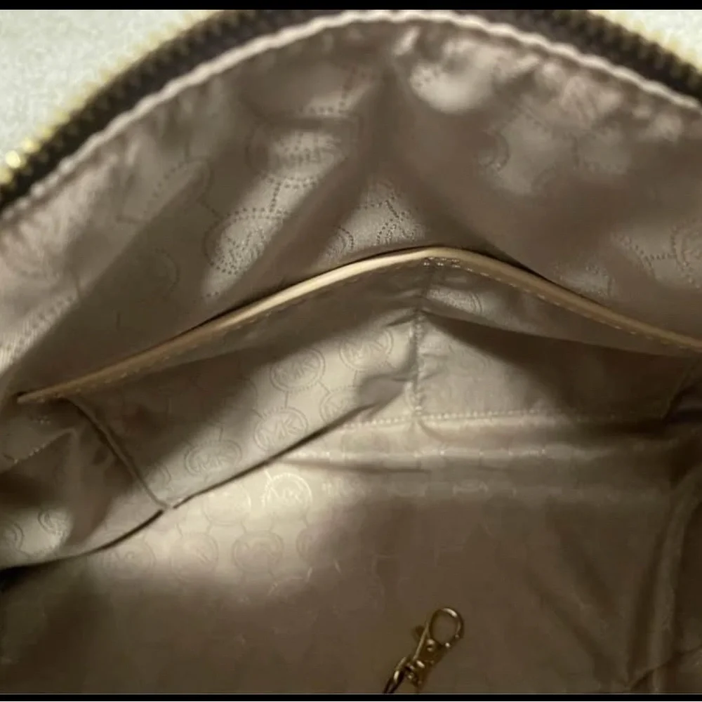 Michael Kors Satchel Brown and Tan Elegance - Picture 6 of 6